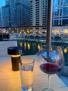 Dinner on Chicago Riverwalk